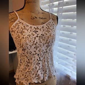 Lacey tank top